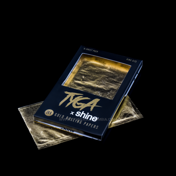 TYGA X SHINE GOLD ROLLING PAPERS KING SIZE