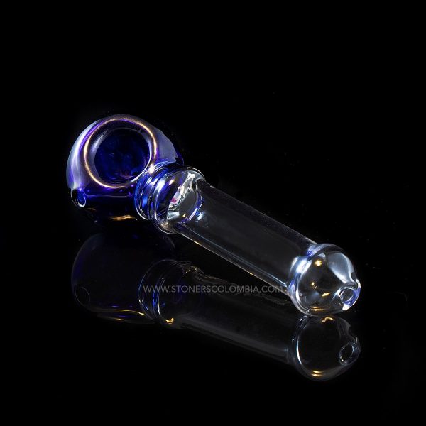 PIPA VIDRIO CABEZA AZUL