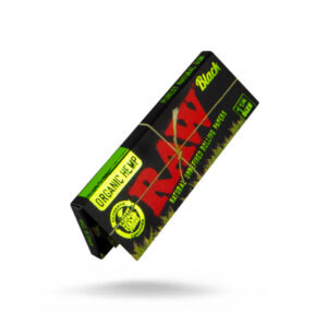 Papel RAW Black Organic Hemp 1 1/4 de cáñamo orgánico