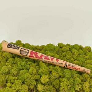 Empaque RAW Cone 5 Stage RAWket con cinco conos prearmados en diferentes tamaños