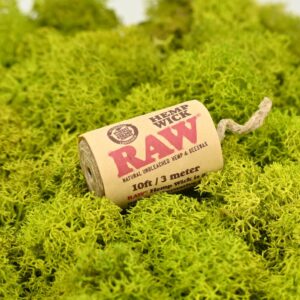 Rollo de Hemp Wick Raw de 3 metros en su empaque original