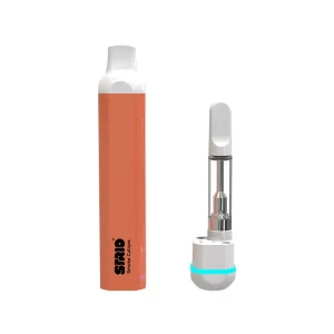 Batería Strio Cartboy Naranja de diseño compacto y moderno.