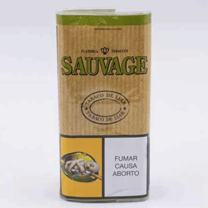 Tabaco Sauvage 30 g importado de Bélgica, 100 % Tabaco Rubio.