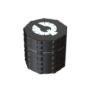 Grinder metálico mediano con diseño