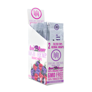 Wraps High Hemp sabor Bare Berry x2