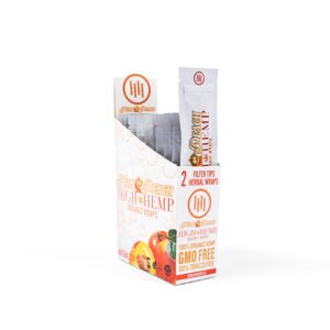 Wraps High Hemp sabor Fuzzy Peach x2