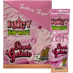 Wraps Juicy Jay's Terp Enhanced sabor Purple Gelato x2