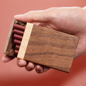 Cigarrera de madera