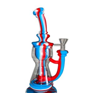 Bong decorado con temática artística.