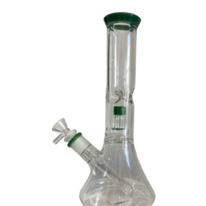 Bong de vidrio con diseño minimalista
