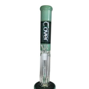 Bong compacto de vidrio resistente.