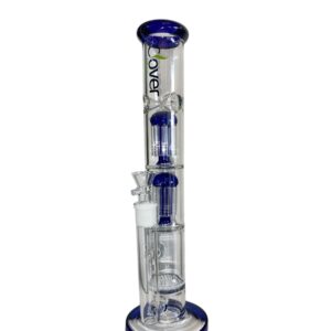 Bong de vidrio grueso con boquilla cómoda.