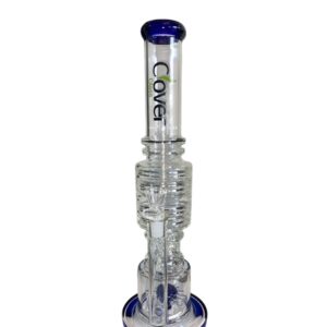 Bong de vidrio con diseño clásico.