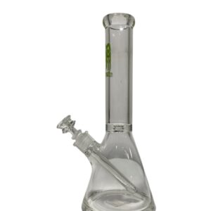 Bong Mozone 14” modelo Warrior Beaker en vidrio grueso con base tipo beaker.