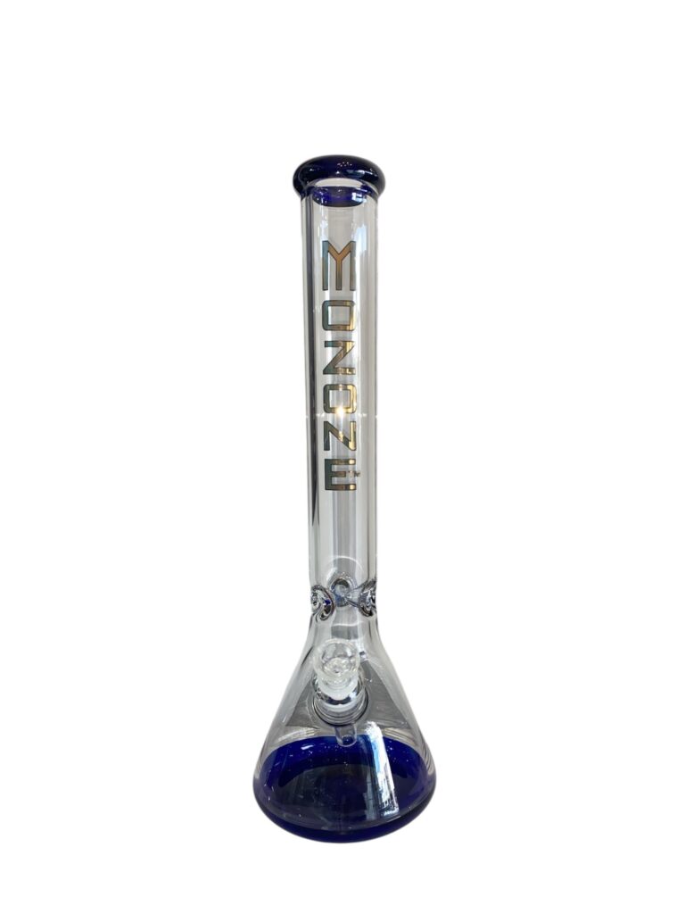 Pipa de agua Mozone de 18 pulgadas en vidrio, con atrapa hielo