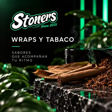 Wraps y tabaco en Stoners Colombia
