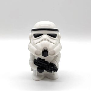 Grinder con forma de figura Storm Trooper blanca y negra