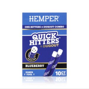 Caja Hemper Quick Hitters + Dugout sabor Arándano