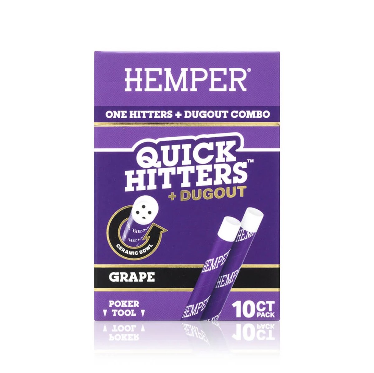 Caja Hemper Quick Hitters + Dugout sabor Uva