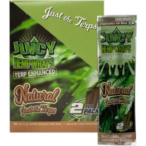 Wraps Juicy Hemp Wraps Terp Enhanced x2