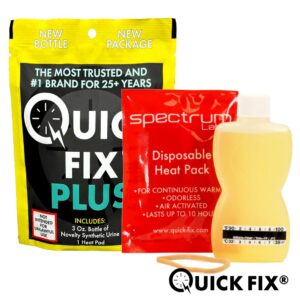 Kit Quick Fix Plus con frasco, almohadilla térmica y banda
