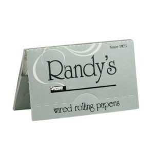 Papel Randy's Wired 1 1/4 con alambre, empaque plateado
