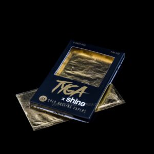 Papel Shine x Tyga oro 24K King Size (unidad)