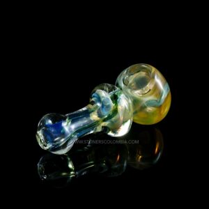 Pipa de vidrio grueso con diseño 12 cm