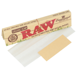 Papel RAW Organic Connoisseur King Size Slim + filtros