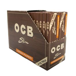Papel OCB Virgin King Size Slim + filtros
