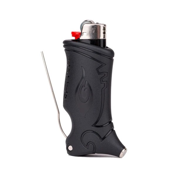 Toker Poker estuche para encendedor color negro con aguja y pisón