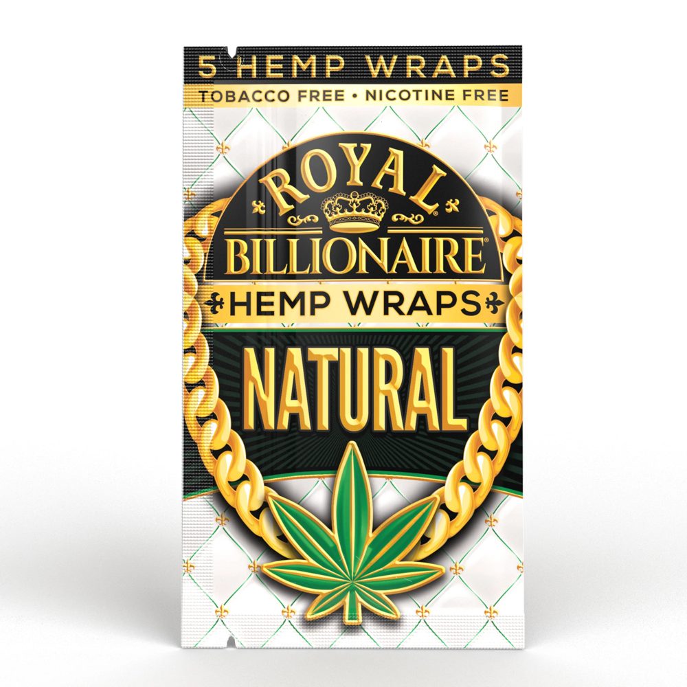 Sobre de wraps Royal Billionaire Natural x5