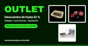 Outlet Stoners: bandeja, grinder y máquina para armar con descuentos de hasta 52 %