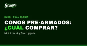 Conos pre-armados RAW de papel sin blanquear en tamaños Mini, 1 1/4 y King Size